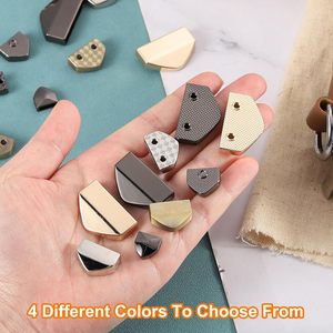 Embouts de boucle de ceinture Pentagon, embouts de fermeture éclair pour sangle, boucles à clip avec vis pour la couture DIY, la confection de sacs et la réparation de ceintures - Product Image 4