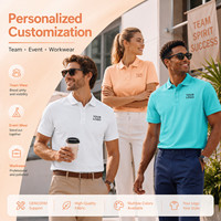 Polo ultra léger 100% polyester, logo personnalisé, manches raglan, séchage rapide, respirant, polo de sport pour homme, OEM