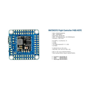 Controlador de Vuelo Mateksys F405-HDTE 7g de Plástico 3-12S INAV para Avión RC de Ala Fija FPV S - Product Image 3