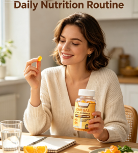 Private Label 60 Gummies <strong>Omega3</strong> + DHA EPA Gummies Orange Flavor Brain Heart Joint Health Immune Support Gummy - Product Image 3