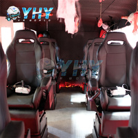 Bus VR d'horreur 9D pour 8 joueurs, simulateur de réalité virtuelle à thème d'horreur, équipement d'attraction VR, fourni directement par l'usine