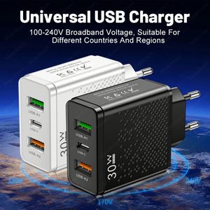 30W USB <b>C</b> Charger 2 USB + <b>C</b> Fast Charger for Phone 15 Mobile Phone USB <b>Type</b> <b>C</b> Charger Phone <b>Adapter</b> - Product Image 3