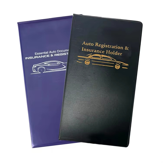 STX Custom Logo Id Licence Car Manual Registration Insurance Holder Folder Custom LOGO PVC Car Document Holder