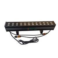 Projecteur mural LED double rangée 48 ampoules 72 lumières en aluminium pour extérieur RGB/RGBW/RGBCW, connectable, contrôle DMX/WiFi, indice de protection IP