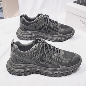 Zapatillas deportivas de estilo coreano para hombre, transpirables de malla, para verano, estilo casual, antideslizantes, para caminar, para correr, de moda para papá. - Product Image 3