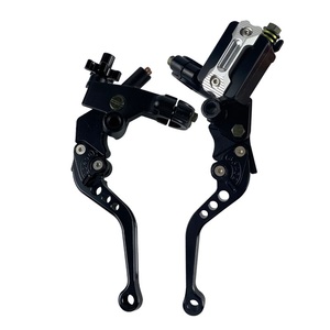 CNC 7/8 אינץ' 22 מ""מ כידון אלומיניום ידית מצמד בלם עם מאגר צילינדר ראשי עבור ימאהה התאמה אוניברסלית דגם הונדה CBR - Product Image 3