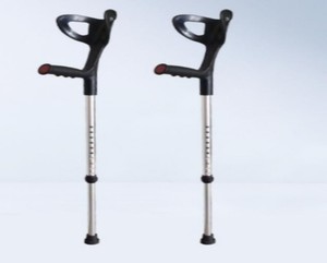 Béquille en aluminium 6063T5 réglable pour le bras, légère et pliable, aide à la mobilité pour personnes âgées - Product Image 1