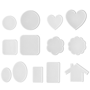 แม่เหล็กติดตู้เย็นอะคริลิคแบบซับลิเมชั่น DIY สำหรับกดด้วยความร้อน แม่เหล็กตกแต่งตู้เย็นอะคริลิค พิมพ์รูปภาพตามสั่งสำหรับห้องครัว - Product Image 4