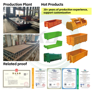 Rnkj chi phí thấp xử lý phế liệu container, tùy chỉnh có kích thước Roll-off dumpsters Carbon thép container và móc nâng Thùng - Product Image 6