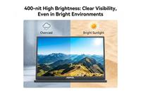Moniteur portable FHD 10,5 pouces 60Hz Type-C USB C, écran de voyage pour ordinateur portable, vente en gros OEM