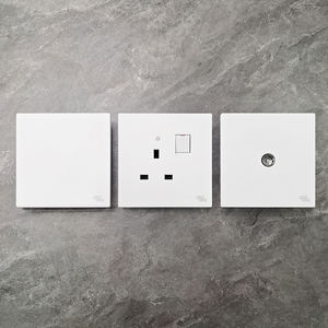 Prise murale électrique ARTDNA Professional 1 gang, norme britannique, indice de protection IP20, matériau PC, modèle A39-E03 - Product Image 5