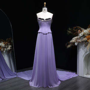 Sharon Said SS264 Flieder zweiteilige Abendkleider für Frauen Hochzeit überbackene Korsett Luxus Dubai <span class=keywords><strong>Prom</strong></span> Party Kleider - Product Image 1