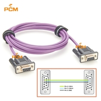 Cable CAN Bus DB9 Hembra a DB9 Hembra FD Sin Terminación para Sensor ECU, Actuador, Diagnóstico Automotriz, Automatización Industrial