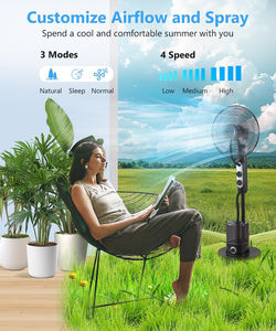 Ventilateur tour silencieux à double oscillation et refroidissement par eau, économique, 3 vitesses, pour bureau - Product Image 5