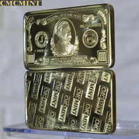 Insigne Commémoratif Collection Vieil Argent 1 Oz Laiton Sa Bill Cmcmint