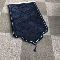 Tapis de prière de luxe en mousse à mémoire de forme pour la Turquie, avec soutien pour les genoux, épais et confortable, pour musulmans