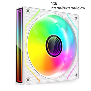 Ventilador de 6 pines RGB de gama alta de 120mm, ordenador eléctrico colorido para juegos para caja de PC, nuevos modelos con disipador de calor de plástico de 1,8 W - Product Image 6