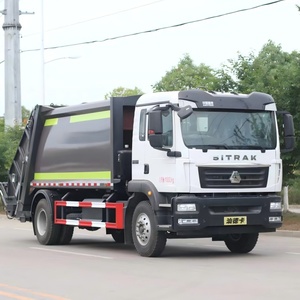 Camión Compactador de Basura Municipal Sinotruk Sitrak Personalizado de 8 M³, <span class=keywords><strong>9</strong></span> M³ y 10m³ - Product Image 2