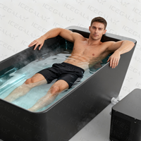 Icegalax Refroidisseur pour Bain de Glace, Bain Froid avec Refroidisseur, Refroidisseur à Eau 1HP 2HP à 0°C pour Bain de Glace