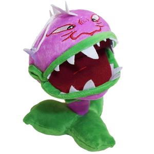 Z482 Divertido Boca Grande Piraña Planta Zombie Juguete de Peluche Suave con Ventosa Colgante Niño Pequeño Regalo Muñecas Zombie Juguete de Peluche - Product Image 1
