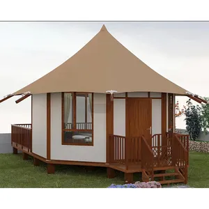 Hoge Kwaliteit Luxe Outdoor Waterdichte 2 Mensen Camping Hotel Huis Tent Voor Resort