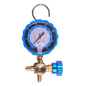 Hongsen HS-473AH/AL Manifold pressure gauge r134a r22 r404a r407c r410a adapt to AC A/C single gauge 1/4SAE