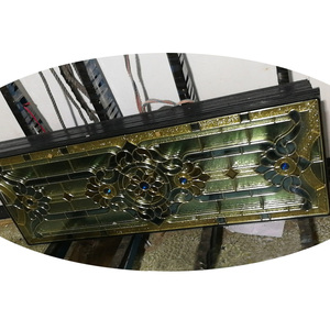 Wrought sắt phong cách cửa kính kính cửa chèn với thiết kế mới - Product Image 2