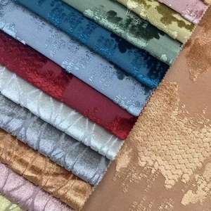 <span class=keywords><strong>Tissu</strong></span> en chenille jacquard de style européen personnalisé, poids moyen, 100% polyester, luxe léger, prix abordable - Product Image 1