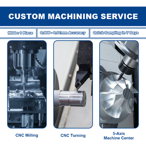 Servizio di Lavorazione CNC a 5 Assi per Parti Metalliche di Precisione Personalizzate OEM, Tornitura, Fresatura, Foratura - Product Image 3