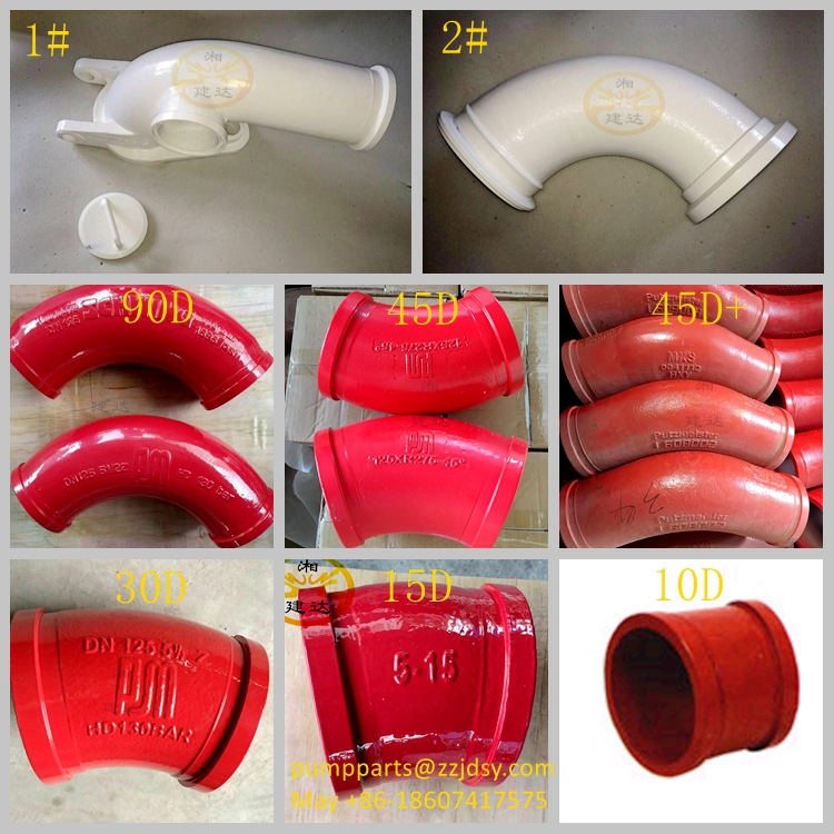 Junjin Kcp Putzmeister Concrete Pump Foldable Elbow ZXM150