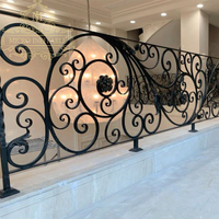 Escalier en colimaçon pour maison duplex au design populaire, garde-corps en acier blanc et en fonte avec kits