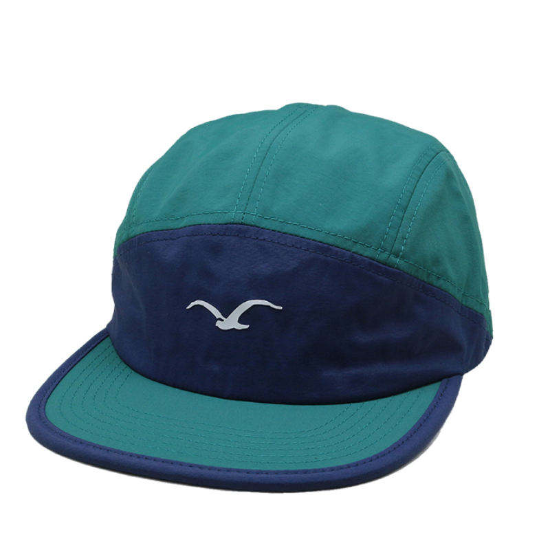 Green contrast Blue + Printed logo