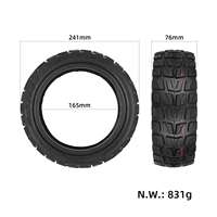 Pneu tubeless tout-terrain 10x2.75-6.5 pour Speedway 5 Dualtron 3 KuKirin G3 SmartGyro Rockway C Hiboy Pièces de scooter électrique