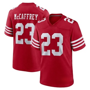 Vente en gros de maillots de football américain cousus <span class=keywords><strong>San</strong></span> <span class=keywords><strong>Francisco</strong></span> 49ers Brock Purdy # 23 Christian McCaffrey # Uniforme de football 54 Warner - Product Image 2