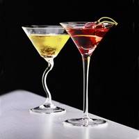 Verre à cocktail nordique créatif et écologique de haute qualité, gobelet à martini, margarita, à long pied, pour mousse, dessert