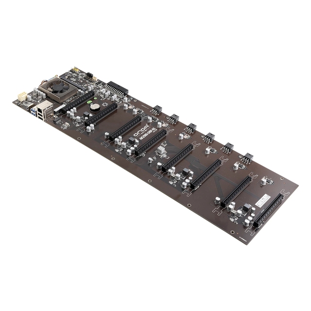 New 8GPU Motherboards AK2980 D8P-65 65mm DDR3 Machine Onda Motherboard for GTX3060 3070 5700 6800XT