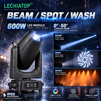 Projecteur LED mobile 600W BSW CMY CTO 0-50 °   Zoom RDM Dual Prism Custom Gobo pour la location d'éclairages de scène professionnels