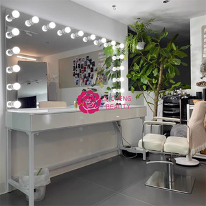 Estación de espejo de <span class=keywords><strong>maquillaje</strong></span> <span class=keywords><strong>profesional</strong></span> Yicheng Beauty, tienda de <span class=keywords><strong>maquillaje</strong></span> de Estudio Avanzado, tocador de estudio con alta calidad - Product Image 6
