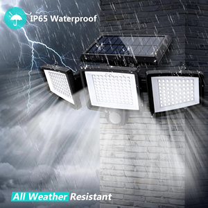 Faro Solare LED 100w 200w 300w per Esterni, Impermeabile IP65, per Giardino, Cortile, Parco, Vialetti e Sicurezza Edifici - Product Image 6