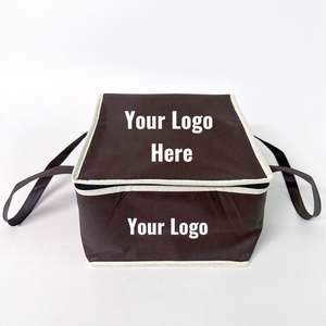 Sac isotherme jetable en non-tissé avec impression de lettres personnalisées, design classique, en aluminium thermique, pour gâteaux et glaces - Product Image 4
