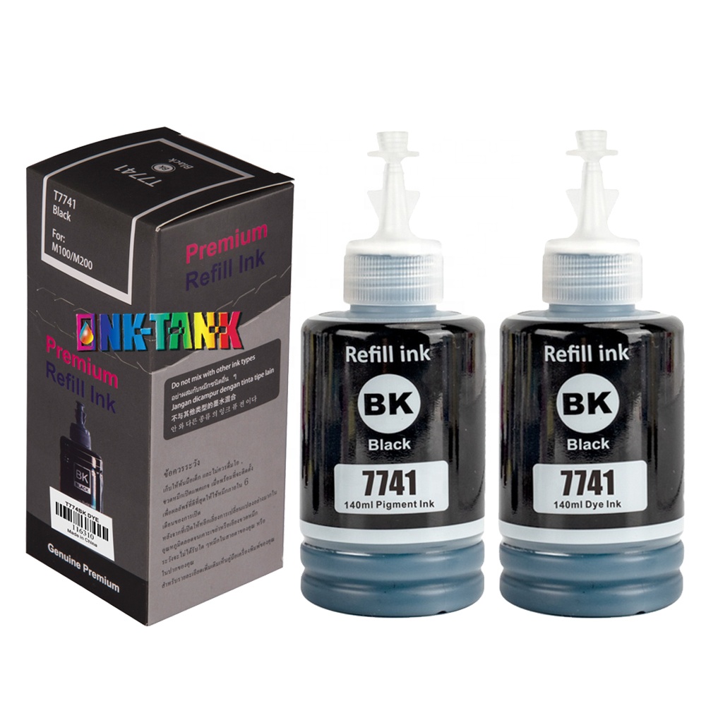INK-TANK 774 T774 7741 T7741 T859 премиум черный совместимый объем бутылки на водной основе пополнения чернил для Epson L605 L655 L1455 принтер