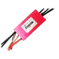 Contrôleur sans balais étanche à l'eau Flier 16S 400A Esc pour bateau Rc avec boîtier de programmation et testeur de servo