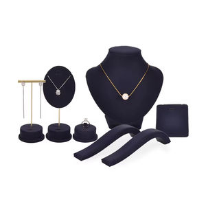 Nuevo Expositor Metálico OEM Azul DIY para Joyería: Set de Soportes para Pulseras, Collares, Anillos y Pendientes para Escaparates - Product Image 3