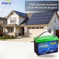 Batterie au phosphate de fer et de lithium de qualité A 25,6 V 120 Ah 6000 cycles profonds pour stockage domestique avec BMS RS485, connecteur Anderson, CE, RoHS, IP67, OEM, ODM