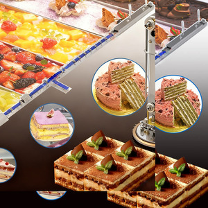 Machine de remplissage de Cupcake professionnelle ligne de Production de déposant de gâteau Tiramisu pour la fabrication de biscuits gâteau faisant la Machine - Product Image 5