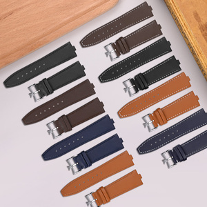 Quick Release Leather Strap 24x7mm Replacement for <strong>Vacheron</strong> Constant Overseas 4300 4500V 5500V 7900 - Product Image 1