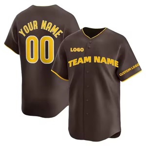 Camiseta de béisbol personalizada, conjunto de uniforme, transpirable, sublimado, cosido, número, opción de talla grande - Product Image 3