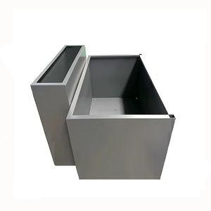 Pot de fleur en acier galvanisé extérieur <span class=keywords><strong>lit</strong></span> de fleur commercial combinaison magasin loisirs bar barrière de fleur - Product Image 6