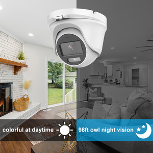 Caméra de surveillance analogique tourelle 4-en-1 CVI/TVI/CVBS/AHD 2MP avec double éclairage intelligent, support OEM, micro intégré, IP66, IR30m, en métal - Product Image 6
