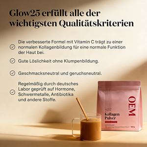 Péptidos de Colágeno Bovino Hidrolizado OEM 450g 99.8% Puro con Vitamina C en Polvo sin Sabor para Piel, Cabello y Articulaciones 30 Porciones - Product Image 6